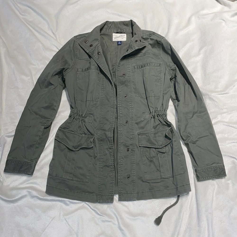 Olive green coat